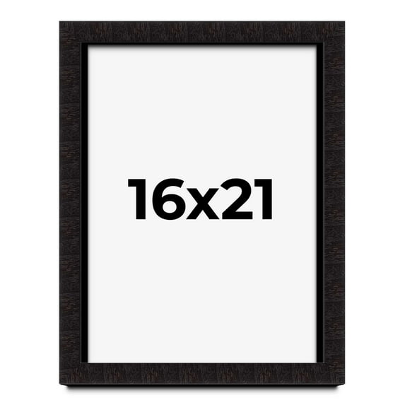 16x21 Shadow Box Black Solid Wood Display Picture Frame | 1 Inch Rabbet Depth | | 1.375 Inch