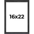 thumbnail image 1 of 16x22 Black Shadowbox Frame - Interior Size 16x22 by 1 Inches - Made to Display Items Up To 1 Inches Deep, 1 of 4