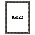 thumbnail image 1 of 16x22 Frame Black-Brown Medieval Solid Wood Picture Frame | 1.5 Inch Moulding Width | Gotham, 1 of 8