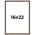 thumbnail image 1 of 16x22 Frame Brown Bamboo with Dark Coffee/Walnut Finish | Solid Wood Picture Frame Width 0.75, 1 of 8