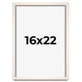 thumbnail image 1 of 16x22 Frame White Wheat Solid Wood Picture Frame | Moulding Width 0.75 Inches | Interior Depth 0.5, 1 of 8