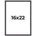 thumbnail image 1 of 16x22 Rustic Brown Real Wood Picture Frame Width 0.75 inches | Interior Frame Depth 0.5 inches |, 1 of 8