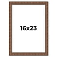 thumbnail image 1 of 16x23 Dark Brown Bamboo Real Wood Picture Frame Width 1.5 inches | Interior Frame Depth 0.5 inches, 1 of 8