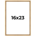 thumbnail image 1 of 16x23 Frame Beaded Gold Solid Wood Picture Frame | 0.75 Inches Moulding Width | Liscio Oro, 1 of 8