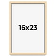 thumbnail image 1 of 16x23 Frame Beige Real Wood Picture Frame Width 0.75 inches | Interior Frame Depth 0.5 inches |, 1 of 8