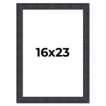 16x23 Frame Brown Rustic Solid Wood Picture Frame 1.5 Inches Wide | Interior Frame Depth 0.5 Inches