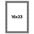 thumbnail image 1 of 16x23 Frame Silver Black Rustic Sonoma Solid Wood Picture Frame | 1.5 Inch Moulding Width |, 1 of 8