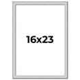 thumbnail image 1 of 16x23 Frame Silver Inner Slope Bevel Picture Frame | 1 Inch Moulding Width | 0.75 Inch Rabbet Depth, 1 of 8