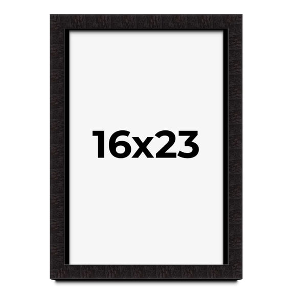 16x23 Shadow Box Black Solid Wood Display Picture Frame | 1 Inch Rabbet Depth | | 1.375 Inch