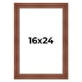 thumbnail image 1 of 16x24 Frame Brown Old Farmhouse Waxed Board 2" Wide Wood Frame Width 2 Inches | Interior Depth 0.5, 1 of 7