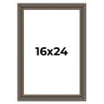 thumbnail image 1 of 16x24 Frame Black Feather Payton Ornate Solid Wood Picture Frame Width 1.75 Inches | Interior Depth, 1 of 8