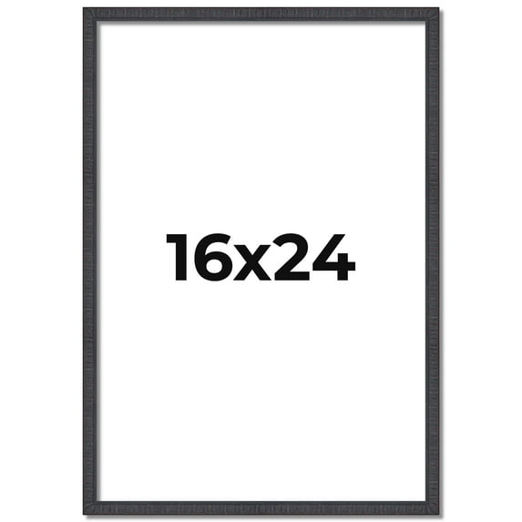 16x24 Frame Brown Picture Frame - Complete Modern Photo Frame Includes UV Acrylic Shatter Guard