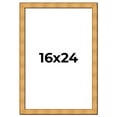 thumbnail image 1 of 16x24 Frame Gold Rustic Solid Wood Picture Frame | 1.25 Inch Wide Moulding | Rustique Gold, 1 of 8