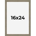 thumbnail image 1 of 16x24 Frame Gray Barnwood Rustic Solid Wood Picture Frame | 1.5 Inch Moulding Width | Includes UV, 1 of 8
