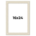 thumbnail image 1 of 16x24 Frame White Real Wood Picture Frame Width 1.75 inches | Interior Frame Depth 0.5 inches |, 1 of 8