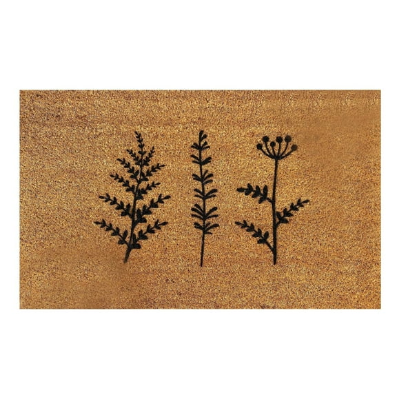 16x24 Inch Coir Door Mat Outside Entrance Mat for Front Door Outside Door Rug Outdoor Anti-Slip Natural Home Accessories Mat for Outside Entry Way Doormat, Non Slip Back Low Profile