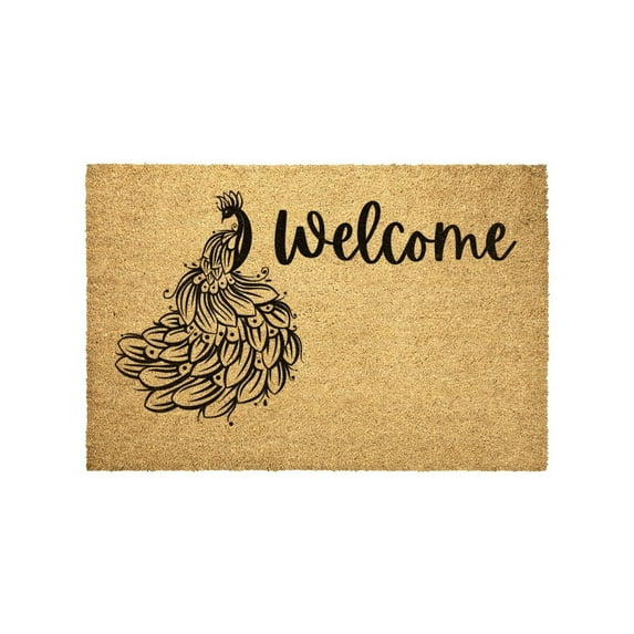 16x24 Inch Coir Mats for Front Door Welcome Mats for Front Door Door Rug Indoor Funny Welcome Mats Outdoor All-Weather Quick Drying, Low Profile Doormat Indoor, Patio Porch Entryway Mat