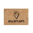 thumbnail image 1 of 16x24 Inch Durable Anti Slip Mats Outdoor or Entryway Rug Door Mat Door Mats Outdoor Entrance Outdoor Rug Low Maintenance Welcome Mat Welcome Mat for Front Door and Outdoor Entrance, you are here, 1 of 6