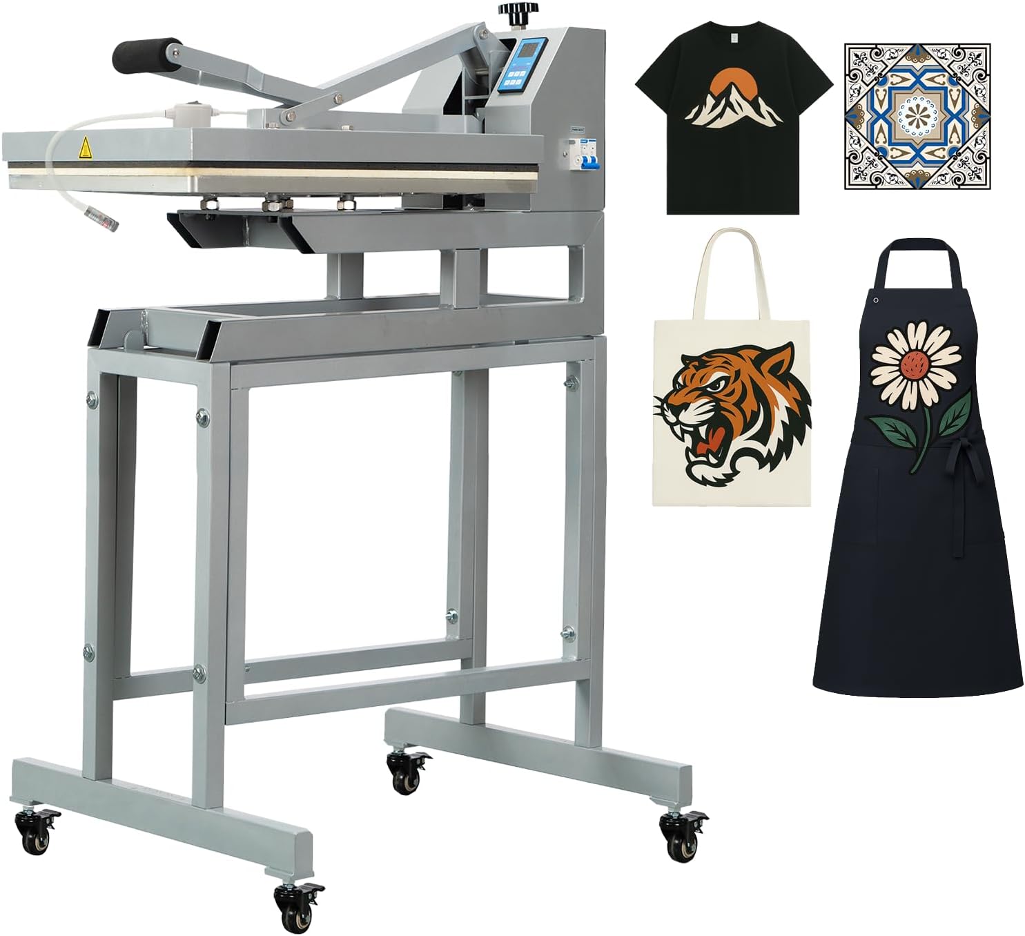 16x24 Inch Heat Press, 110V 2000W High Pressure Clamshell Heat Press Machine for T-Shirt, Professional Digital Control Heat Transfer Machine for Sublimation, Fast Heating and Infrared Positioning