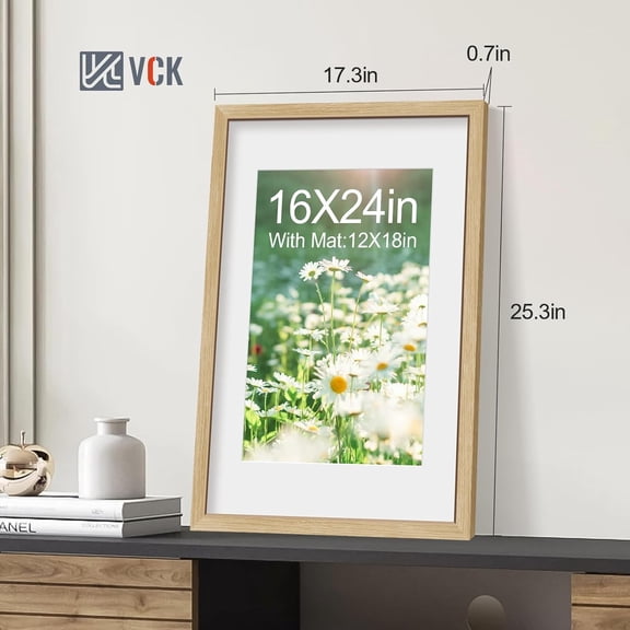 16x24 Poster Frame 2 Pack - Natural Oak