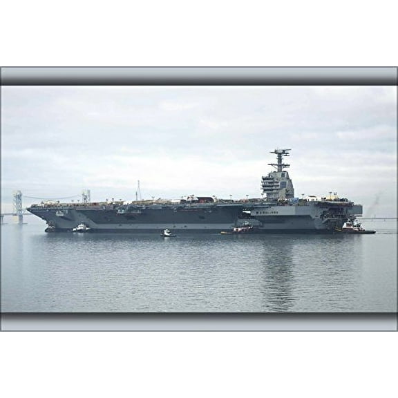 16x24 Poster; U.S. Navy Aircraft Carrier Uss Gerald R. Ford (Cvn-78)