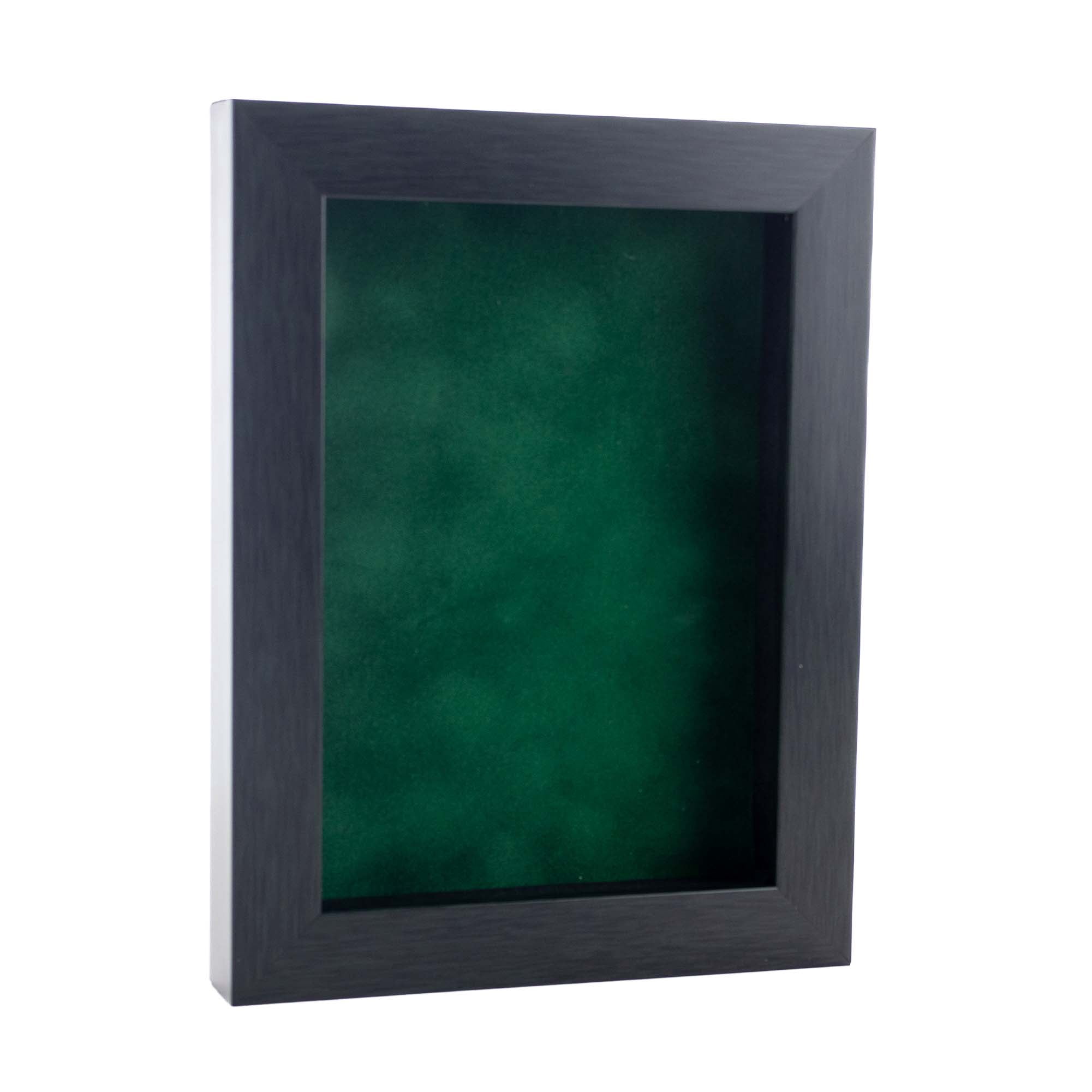 16x24 Shadow Box Frame Charcoal Gray Wood | With a 3/4