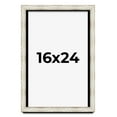 thumbnail image 1 of 16x24 Shadow Box Frame Silver | 1.625 Inches Deep Real Wood Contemporary Shadowbox Display Frame |, 1 of 7
