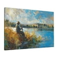 thumbnail image 1 of 16x24 inch Bathroom Decorative Painting Fishing Man Poster,Home Bathroom Canvas Accessory,Vintage Style Fishing Man Posters & Prints,For Bedroom,Man Cave,Rustic Yard,Bar,Gift For Fishing Man, 1 of 6