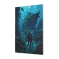 thumbnail image 1 of 16x24 inch Canvas Frameless Painting Explore Sunken Ships,Indoor Bathroom Decor Paintings Canvas,Home Living Room,Study,Bedroom Wall Decor Art Poster & Prints,Chic Explore Sunken Ships Prints, 1 of 6
