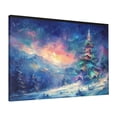 thumbnail image 1 of 16x24 inch Canvas Frameless Painting Starry Night Christmas Tree,Cafes,Bedroom,Man Cave,Office Wall Art Prints Decor,Enchanting Festival Decoration,Gift For Children,Modern Style Indoor Decor, 1 of 6