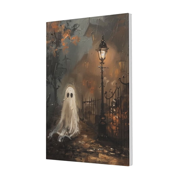 16x24 inch Canvas Hanging Picture Phantom Under The Streetlight,Funny Festival Decoration,Man Cave,Bathroom,Study Wall Decor Art Poster Prints,Classic Phantom Under The Streetlight Painting