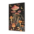 thumbnail image 1 of 16x24 inch Canvas Painting Fantasy Mushroom World At Night,Pastoral Yard Garden,Restaurant,Kitchen,Bedroom Wall Decor Poster & Prints,Gift For Mushroom Plant Lovers,For Garden,Plantation,Yard, 1 of 6