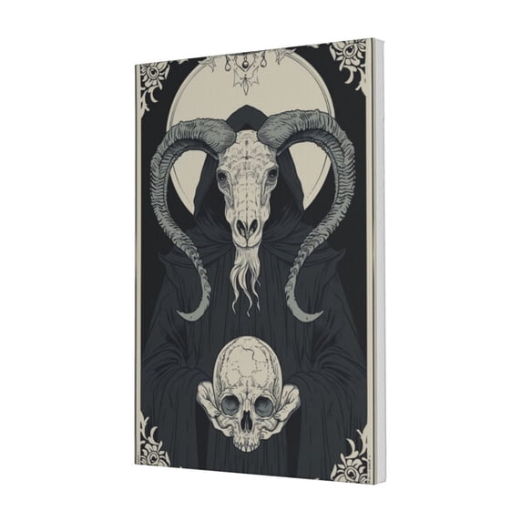 16x24 inch Canvas Painting Sheep Wizard And Skull,Rustic Bar,Tavern,Man Cave Decoration Paintings Canvas,Peculiar Indoor Bedroom,Lounge,Study Wall Decor Art Prints,Sheep Wizard & Skull Poster