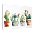 thumbnail image 1 of 16x24 inch Canvas Painting Wall Art Potted Cactus Plant,Home Decor Garden Yard Accessory,Indoor Bedroom,Living Room,Kitchen Wall Decor Poster & Prints,Gift For Cactus Lovers,Cafes,Door Decor, 1 of 6