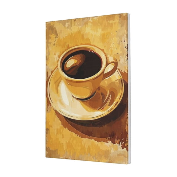 16x24 inch Coffee Cup Decorative PaintingPoster,Cafes Wall Decor Art Prints,Rustic Home Kitchen,Office,Studio Decor Posters & Prints,Retro Coffee Cup Canvas Decor,For Coffee Hall,Restaurant