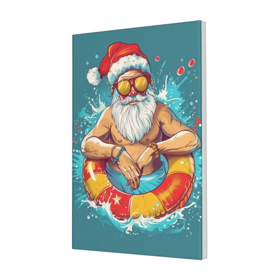 16x24 inch Frameless Canvas Painting Swimming Circle Elderly,Bedroom,Study,Bathroom Wall Decor Paintings Canvas,Gift For Aged Man,Modern Style Swimming Circle Elderly Decor Posters & Prints