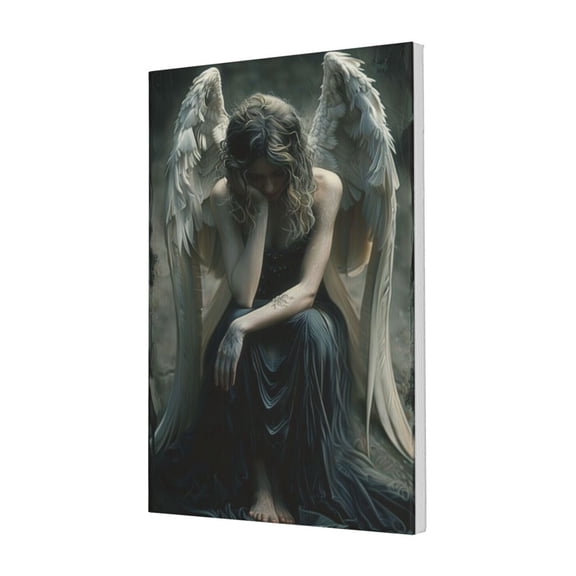 16x24 inch Oil PaintingArt Lost Angel Bedroom Wall Decor,Home Room Decor Bedroom Accessory,Modern Style Lost Angel Paintings Canvas,Indoor Living Room,Study,Bedroom,Lounge Wall Decor Prints