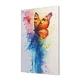 thumbnail image 1 of 16x24 inch Yard Garden Decor Watercolor Butterfly Canvas Frameless Painting,Home Room Decor Bathroom Accessory,Exquisite Watercolor Butterfly Paintings Canvas,Gifts For Watercolor Enthusiast, 1 of 6