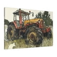 thumbnail image 1 of 16x24 inch Yard Wall Art Rustic Decor Retro Tractor Canvas Painting,Pastoral Home Yard Fence Wall Decoration Prints,Farmhouse Kitchen,Living Room Wall Hanging Decor Art Hanging Picture Gift, 1 of 6