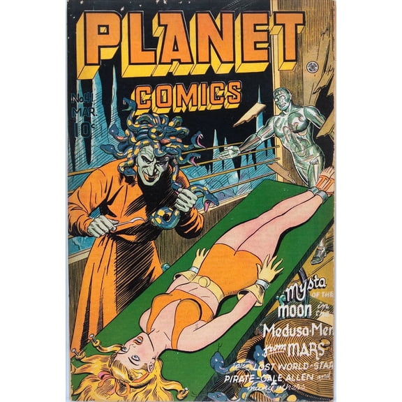 16x24in Coated Paper comic book cover posters: Mysta of the Moon Medusa