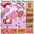 thumbnail image 1 of 16x24in Heart Shape Decorative Floor Rug for Valentine's Day, Anti-Slip Indoor Outdoor Carpet for Bathroom, Front Door, and Living Spaces, Plush Soft Mat for Cozy Holiday Home, HAODEJW, 1 of 7
