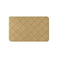 thumbnail image 1 of 16x24in Microfiber Bath Mat Non-Slip Machine Washable Absorbent Bathroom Rug Kitchen Floor Mat Living Room Bedroom Shower Tub Water Absorbing Soft Carpet Ultra-Thin(Khaki), 1 of 6