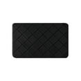 thumbnail image 1 of 16x24in Microfiber Bath Mat Non-Slip Machine Washable Absorbent Bathroom Rug Kitchen Floor Mat Living Room Bedroom Shower Tub Water Absorbing Soft Carpet Ultra-Thin(Black), 1 of 7
