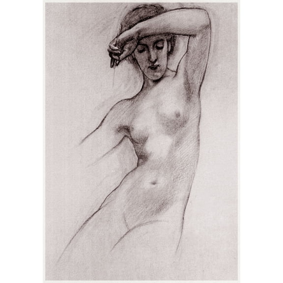 16x24in Photo Paper Herbert James Draper, Study for Prospero