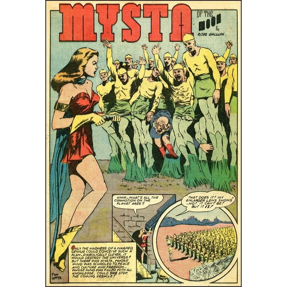 16x24in Photo Paper comic book cover posters: Mysta of the Moon by Ross Gallun