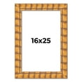 thumbnail image 1 of 16x25 Frame Beige Real Wood Picture Frame Width 3 inches | Interior Frame Depth 0.5 inches |, 1 of 8