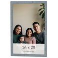 thumbnail image 1 of 16x25 Frame Blue Scuffed Farm Board Solid Wood Picture Frame Width 0.75 Inches | Interior Depth 0.5, 1 of 8