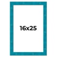 thumbnail image 1 of 16x25 Frame Blue Teal Burl Wood Picture Frame | 1.75 Inch Moulding Width | Interior Frame Depth 0.5, 1 of 8