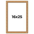 thumbnail image 1 of 16x25 Frame Gold Real Wood Picture Frame Width 1.5 inches | Interior Frame Depth 0.5 inches |, 1 of 8