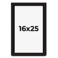thumbnail image 1 of 16x25 Shadow Box Black Solid Wood Display Picture Frame | 1 Inch Rabbet Depth | | 1.375 Inch, 1 of 4